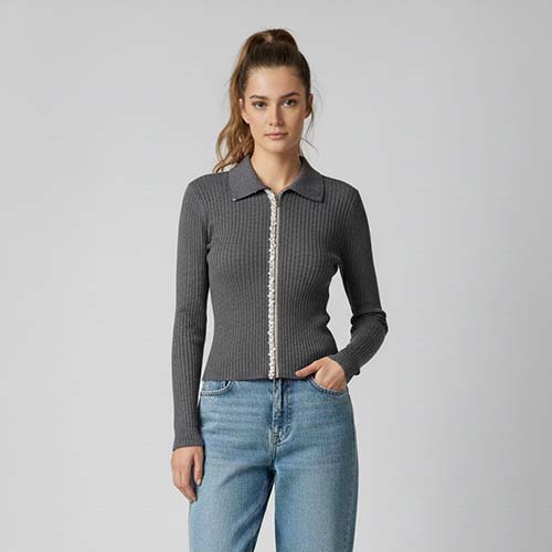 Merino Cashmere Cardigan